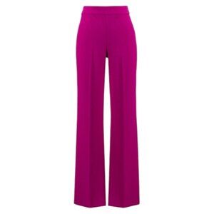 Josph Ribkoff Wide Leg High Rise Fuchsia Sz 12 NWT